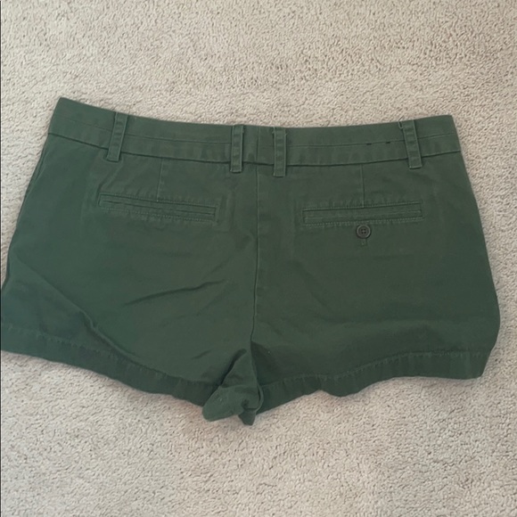 J Crew Olive Shorts - Picture 2 of 3